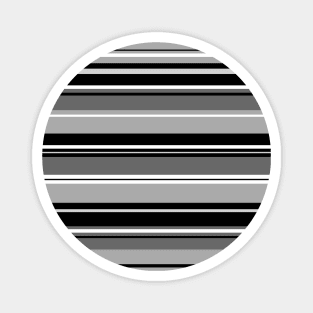 Mixed Stripes Pattern Monochrome Magnet